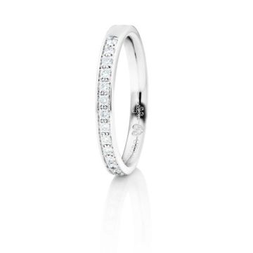 Ring Weissgold 750 Capolavoro Memoirering mit Fadenfassung