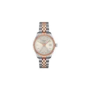 Damenarmbanduhr Edelstahl/PVD besch. rot Tissot Tissot Ballade 34mm