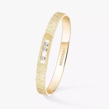 Armreifen Gelbgold 750 Messika Bangle Move Noa Ciselé