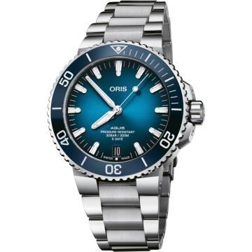 Herrenarmbanduhr Edelstahl Oris Aquis Date Aquis Date Calibre 400