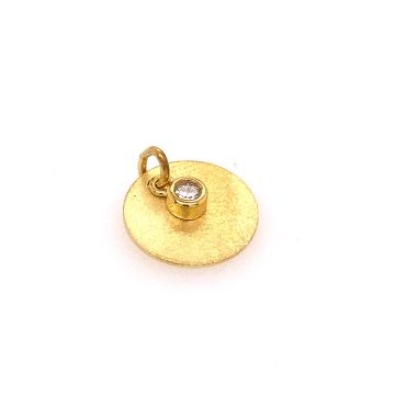 Anhänger Gelbgold 585 Atelier Kopf Gravurplatte