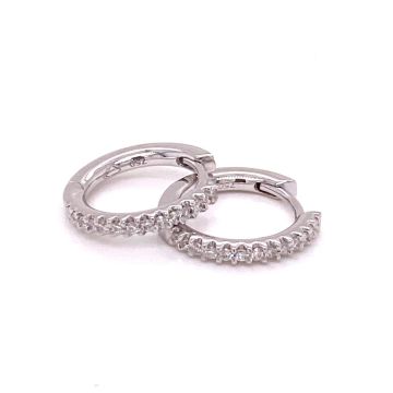 Creolen Weissgold 750 Noor Brillantcreolen