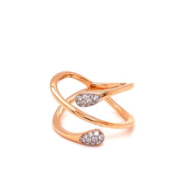 Ring Roségold 750 Al Coro Brillantring