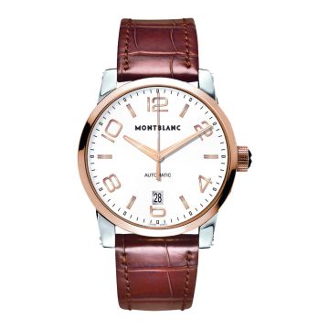 Herrenarmbanduhr Edelstahl Montblanc Time Walker Collection