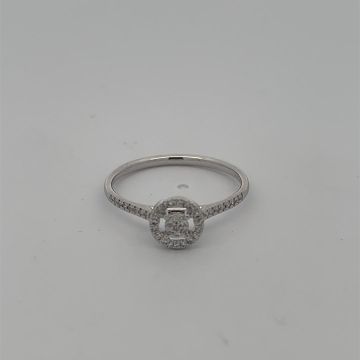 Ring Weissgold 585 Facet Barcelona Brilliantring