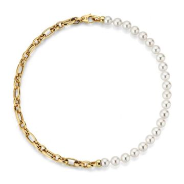 Collier Gelbgold 750 Yana Nesper 3 in 1 Perlenkette