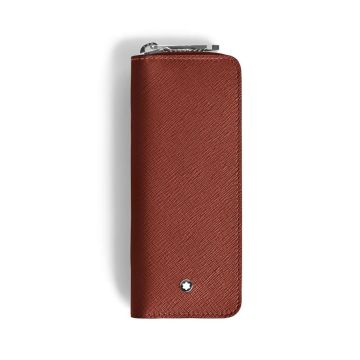 Lederware  Leder echt Montblanc Etui für 2 Schreibgerät mit Reißverschluss aus Sartorial Leder