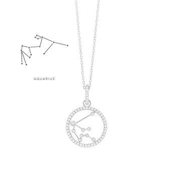 Collier Weissgold 585 Facet Barcelona Wassermann