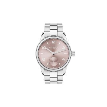 Armbanduhr Edelstahl Nomos Club Club Sport neomatik 34 rosé