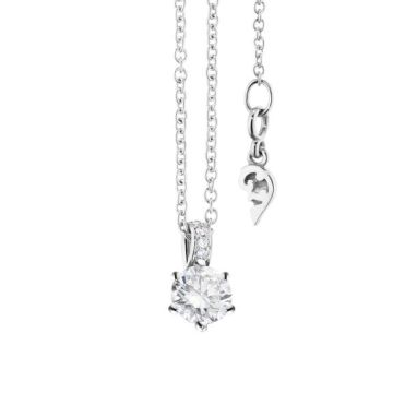 Collier Weissgold 750 Capolavoro Diamante in Amore