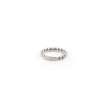 Ring Weissgold 750 Al Coro Ring Stretch
