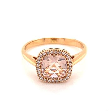 Ring Rotgold 750 Atelier Kopf Morganit