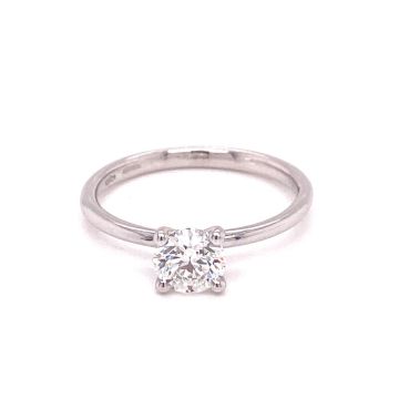 Ring Weissgold 750 Atelier Kopf Solitaire 4-Krappen