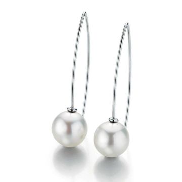 Ohrpendel Weissgold 750 Gellner Pearls Weißgold Ohrpendel mit Südsee Perlen