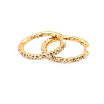 Creolen Gelbgold 750 Noor Brillantcreolen
