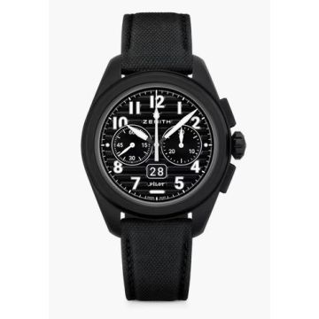 Herrenarmbanduhr Keramic Zenith Pilot Pilot Big Date Flyback