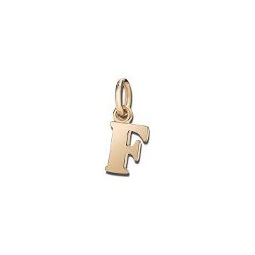 Anhänger Roségold 9 Karat DoDo Buchstabe F