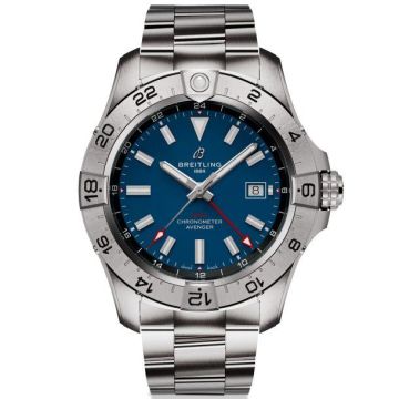 Armbanduhr Edelstahl Breitling Avenger Avenger Automatic GMT 44