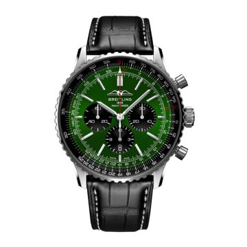 Armbanduhr Edelstahl Breitling Navitimer Navitimer B01 Chronograph 46