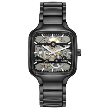 Armbanduhr Keramic Rado True Square True Square Automatic Skeleton