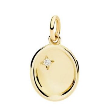 Anhänger Gold 375 DoDo Siegelanhänger mit Diamant