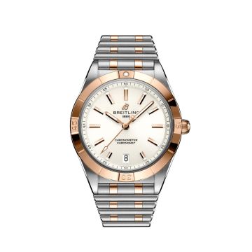 Damenarmbanduhr Stahl Gold Breitling Chronomat Chronomat Automatic 36