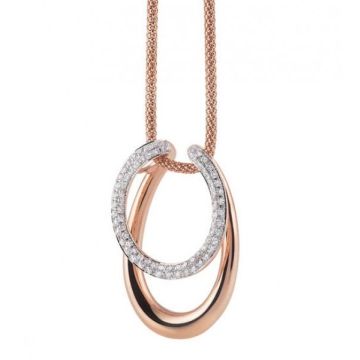 Anhänger Rotgold 750 Al Coro mit Brillanten