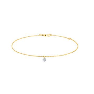 Armband Gelbgold 750 LA Brune & LA Blonde Armband mit Brilliant