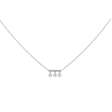 Collier Weissgold 750 LA Brune & LA Blonde Pampilles Necklace