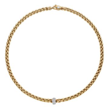 Collier Gelbgold 750 Fope Flex It Brillanten