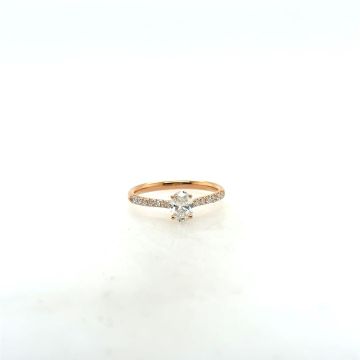 Ring Gelbgold 750 Facet Barcelona Diamantring