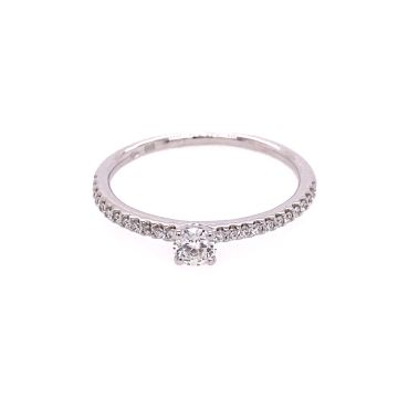 Ring Weissgold 750 One More Solitaire 4-Krappen