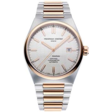 Herrenarmbanduhr Edelstahl/PVD besch. rot Frederique Constant Highlife Automatic Cosc