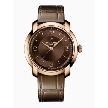 Damenarmbanduhr Rotgold 750 Breitling Premier Lady Premier Automatic 36