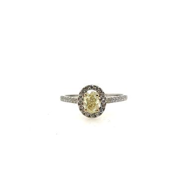 Ring Weissgold 750 Atelier Kopf Diamantring