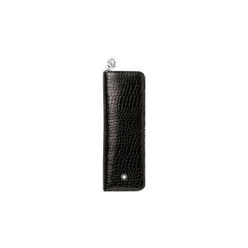 Schreibgeräte Leder echt Montblanc Etui für 2 Schreibgeräte