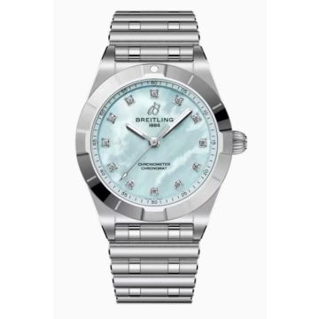 Damenarmbanduhr Edelstahl Breitling Chronomat Chronomat 28