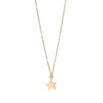 Collier Roségold 9 Karat DoDo Halskette Mini-Stellina