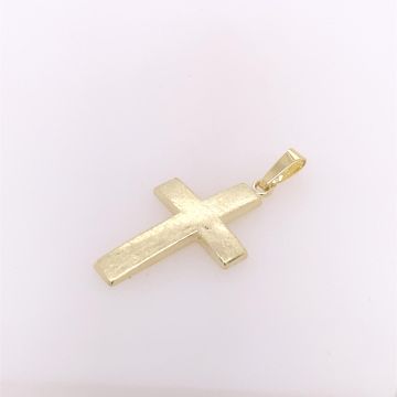 Anhänger Gelbgold 585 Atelier Kopf Kreuz